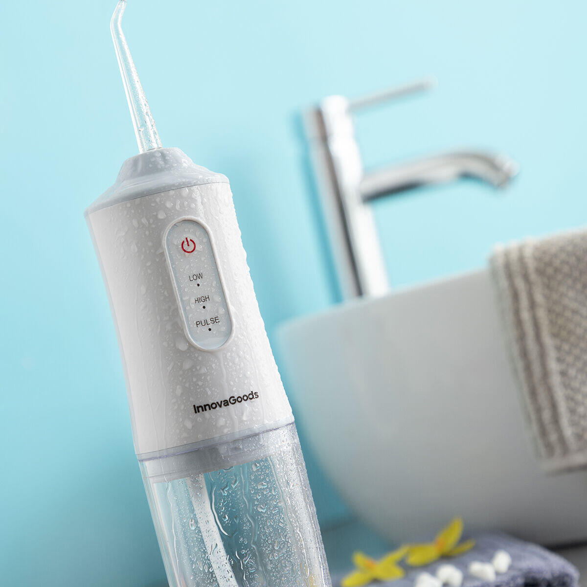 IRRIGADOR DENTAL RECARGABLE PORTATIL