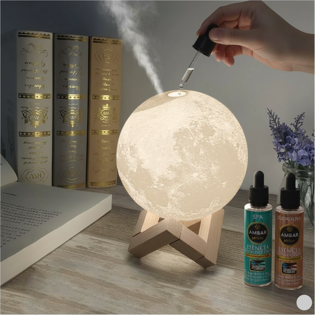 Humidificador con Forma de Luna