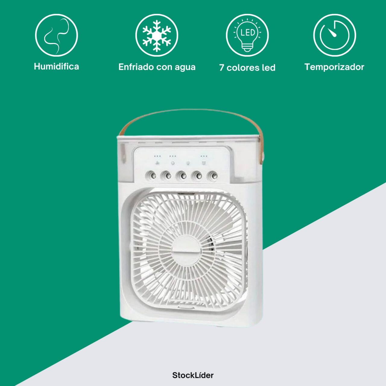 VENTILADOR SMART COOL CON PULVERIZADORES DE AGUA