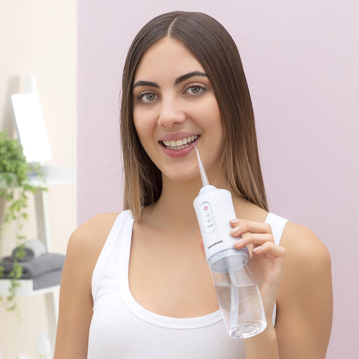 IRRIGADOR DENTAL RECARGABLE PORTATIL
