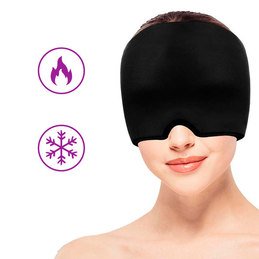 GORRO TERAPÉUTICO DE GEL – ALIVIO INSTANTÁNEO PARA MIGRAÑAS Y DOLOR DE CABEZA